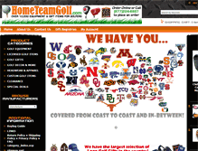 Tablet Screenshot of hometeamgolf.com